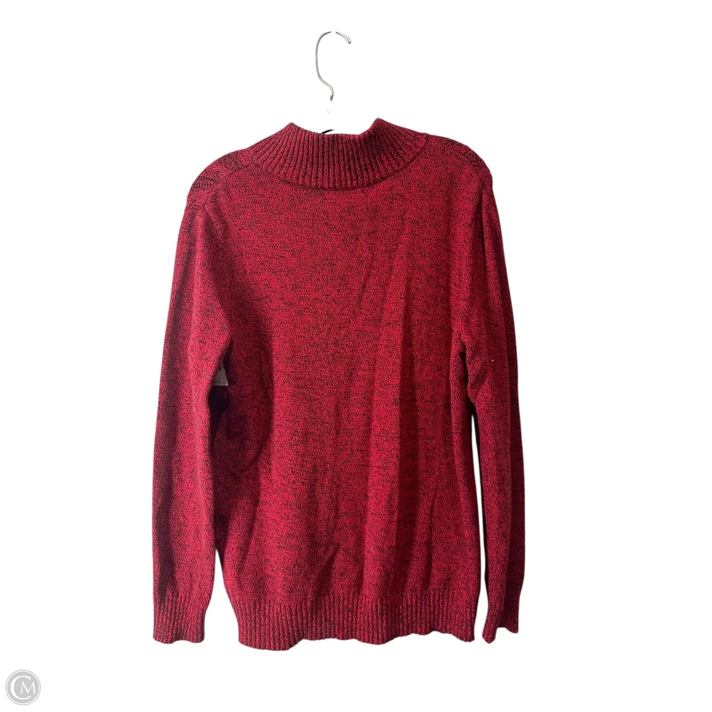 Sweater By Karen Scott In Red, Size: M