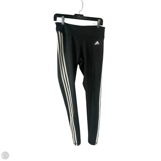 Athletic Leggings By Adidas In Black, Size: M