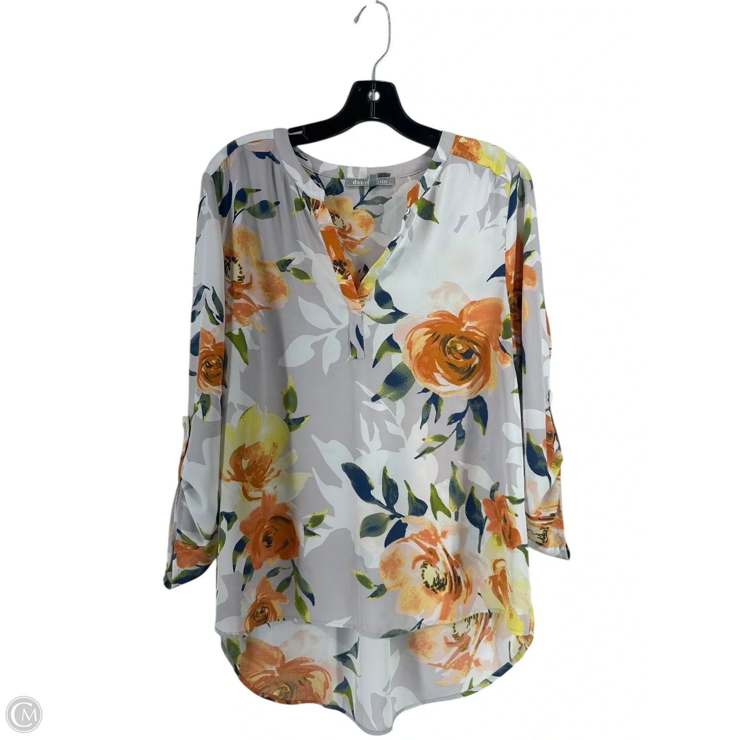 Top Long Sleeve Basic By Dannyandnicole In Purple, Size: L