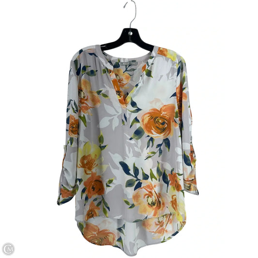 Top Long Sleeve Basic By Dannyandnicole In Purple, Size: L