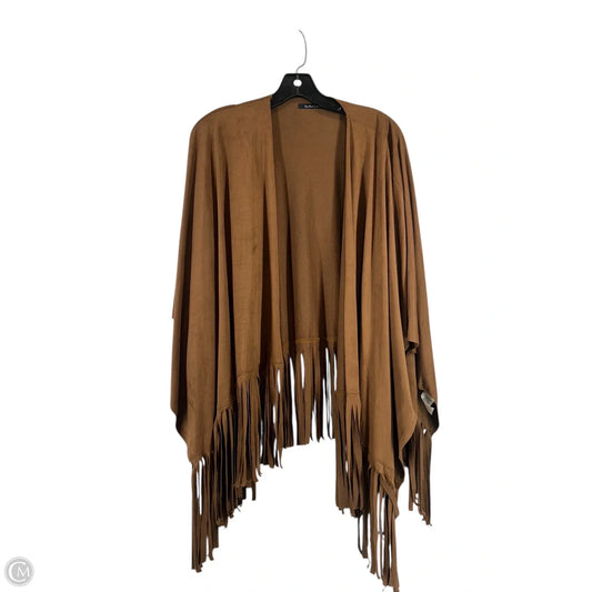 Shawl By Clothes Mentor In Brown, Size: L