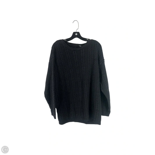Sweater By Clothes Mentor In Black, Size: Xl
