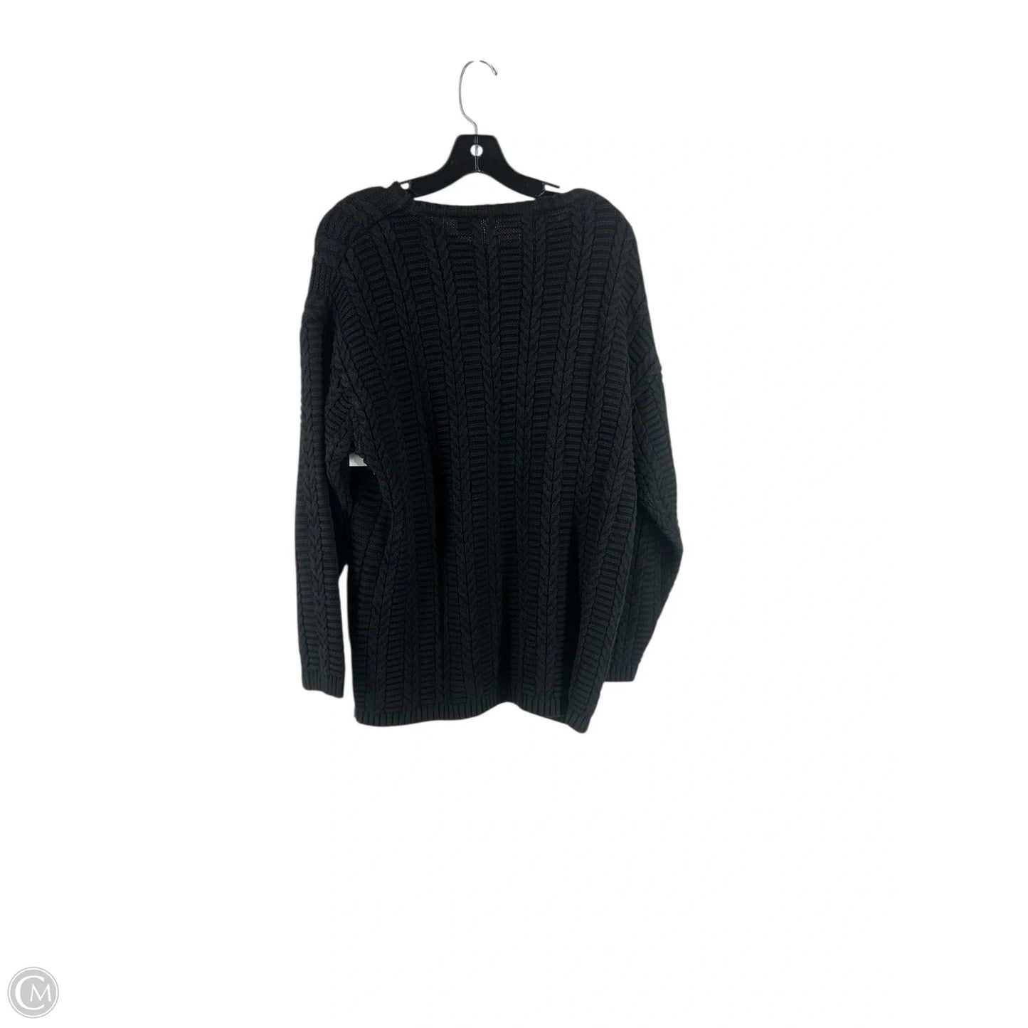Sweater By Clothes Mentor In Black, Size: Xl