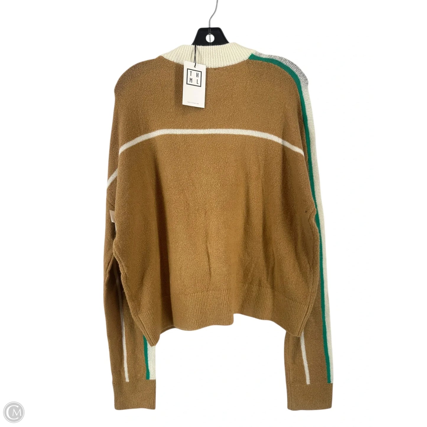 Sweatshirt Crewneck By Thml In Beige, Size: L