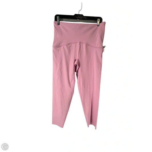 Athletic Leggings By Spanx In Pink, Size: Xl