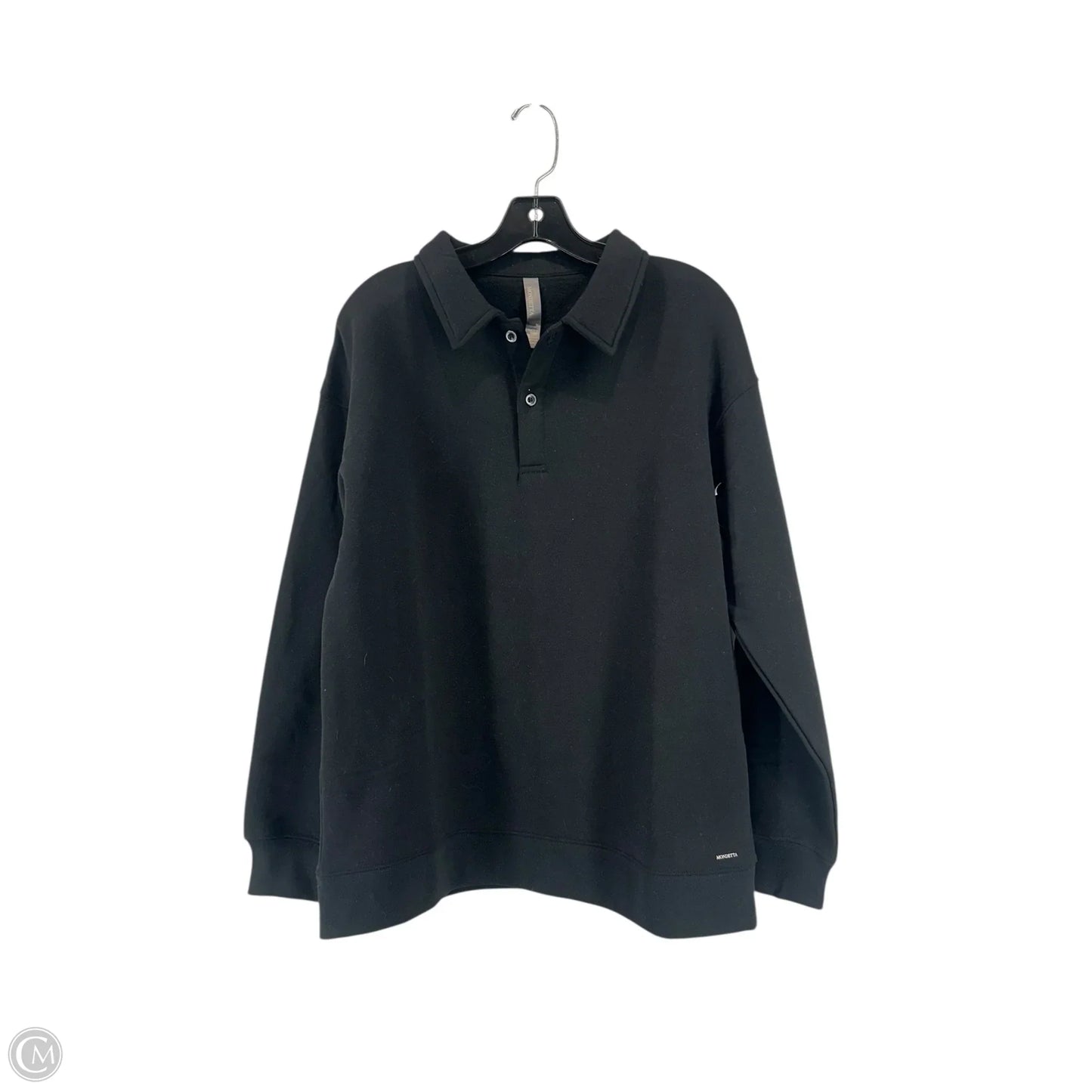 Top Long Sleeve By Mondetta In Black, Size: M