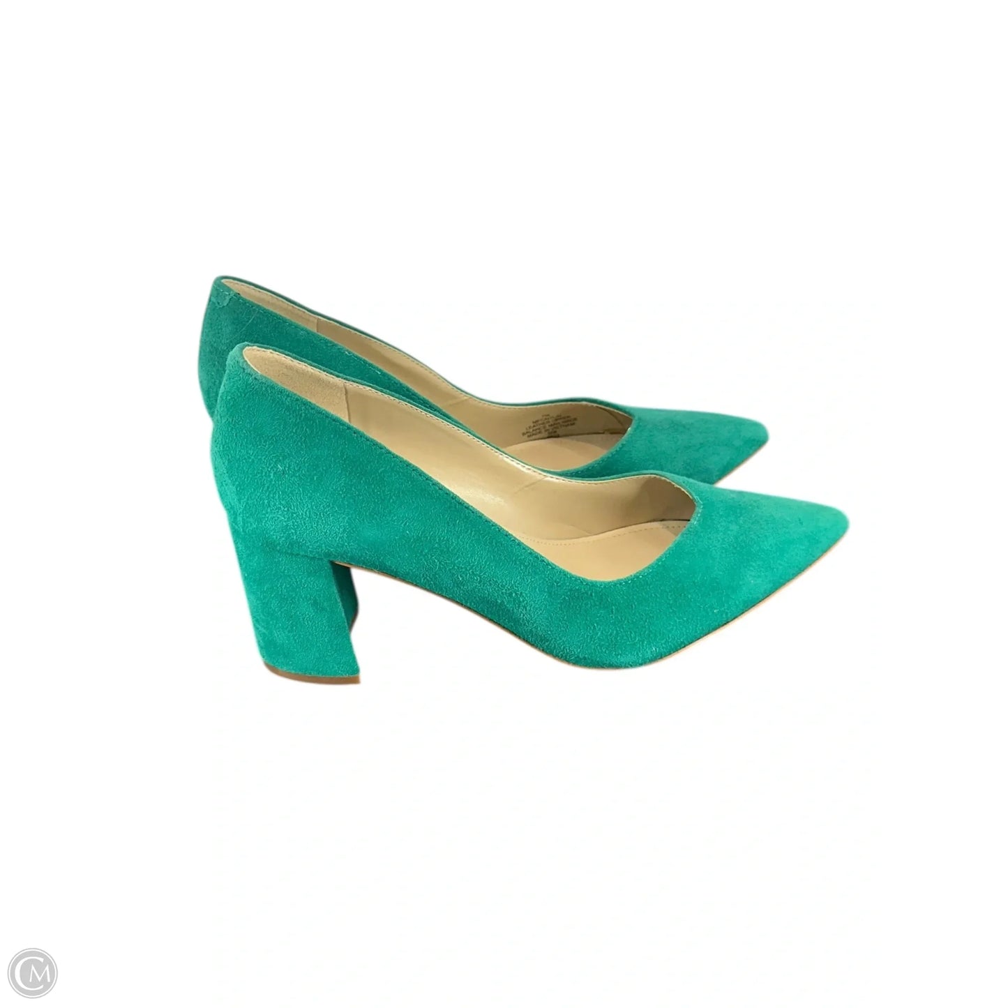 Shoes Heels Block By Marc Fisher In Green, Size: 7