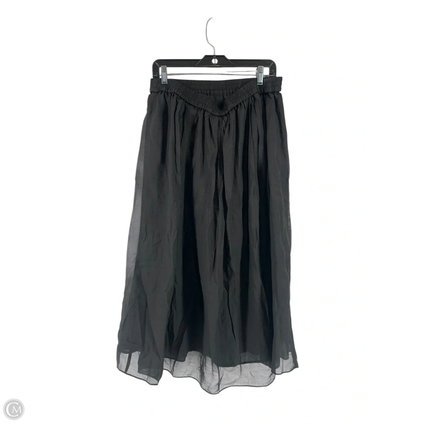 Skirt Maxi By H&m In Black, Size: L