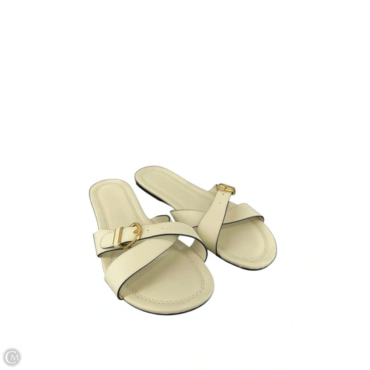 Sandals Flats By H&m In Cream, Size: 10