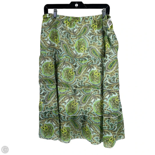 Skirt Maxi By Kim Rogers In Green, Size: L