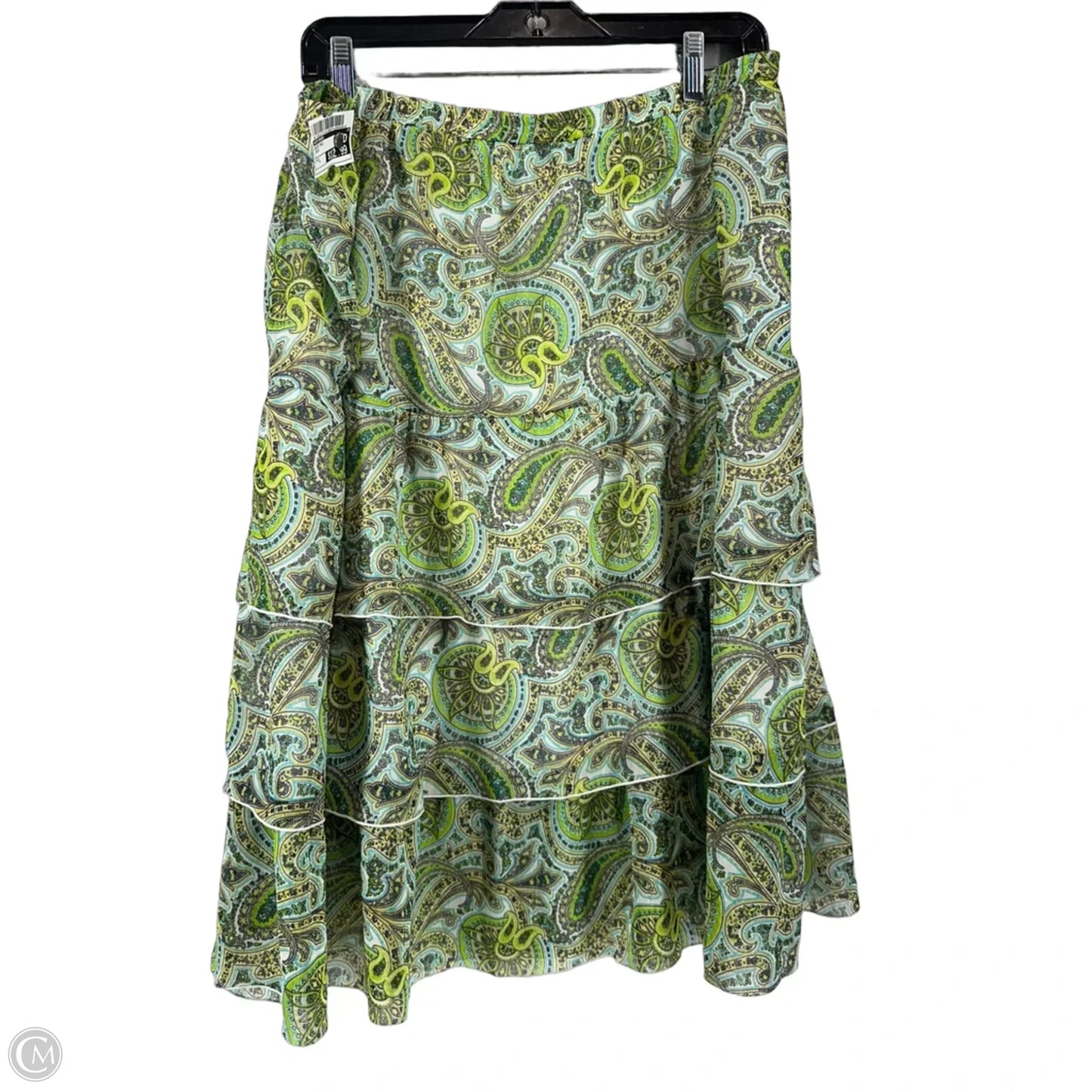 Skirt Maxi By Kim Rogers In Green, Size: L