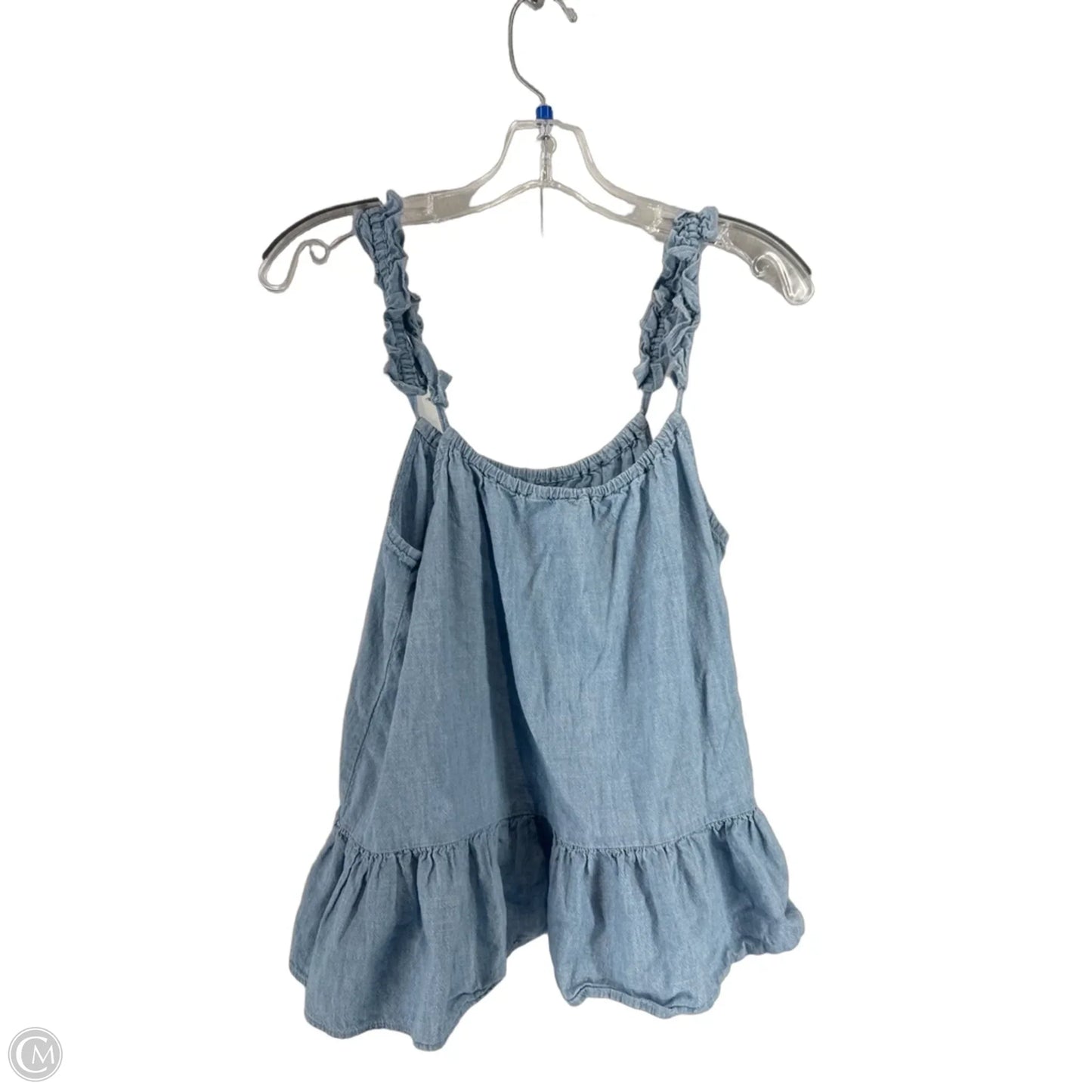 Top Sleeveless By Madewell In Blue, Size: 4