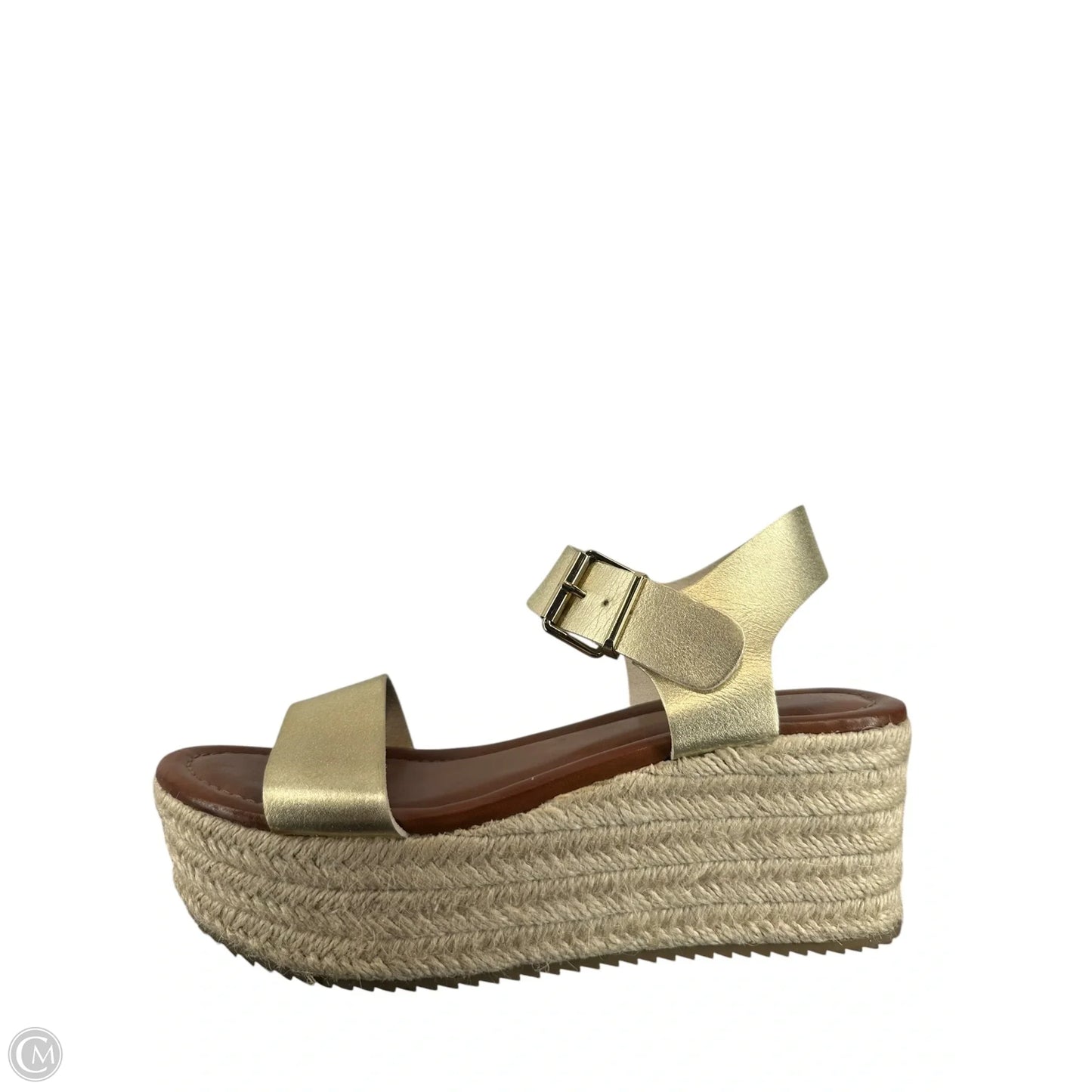 Sandals Heels Platform By Mossimo In Brown, Size: 8