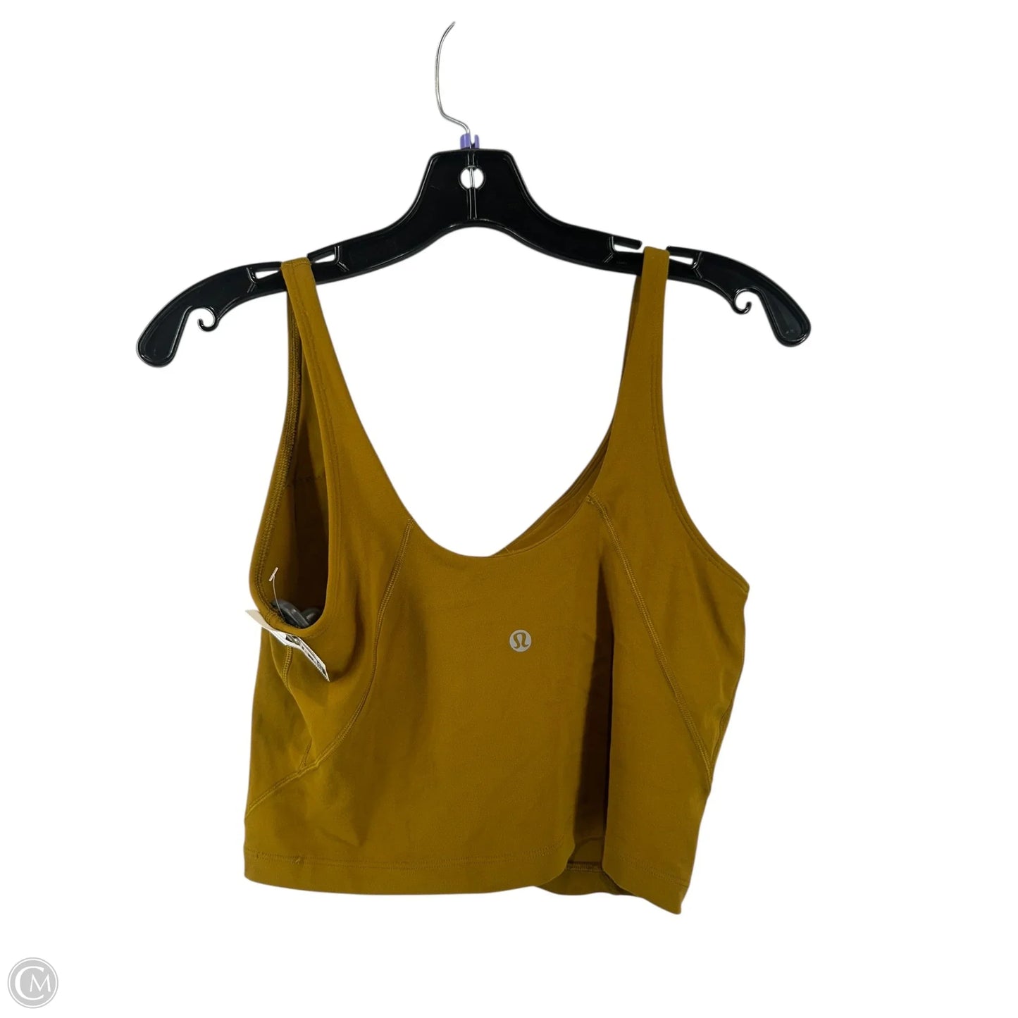 Athletic Tank Top By Lululemon In Yellow, Size: 8
