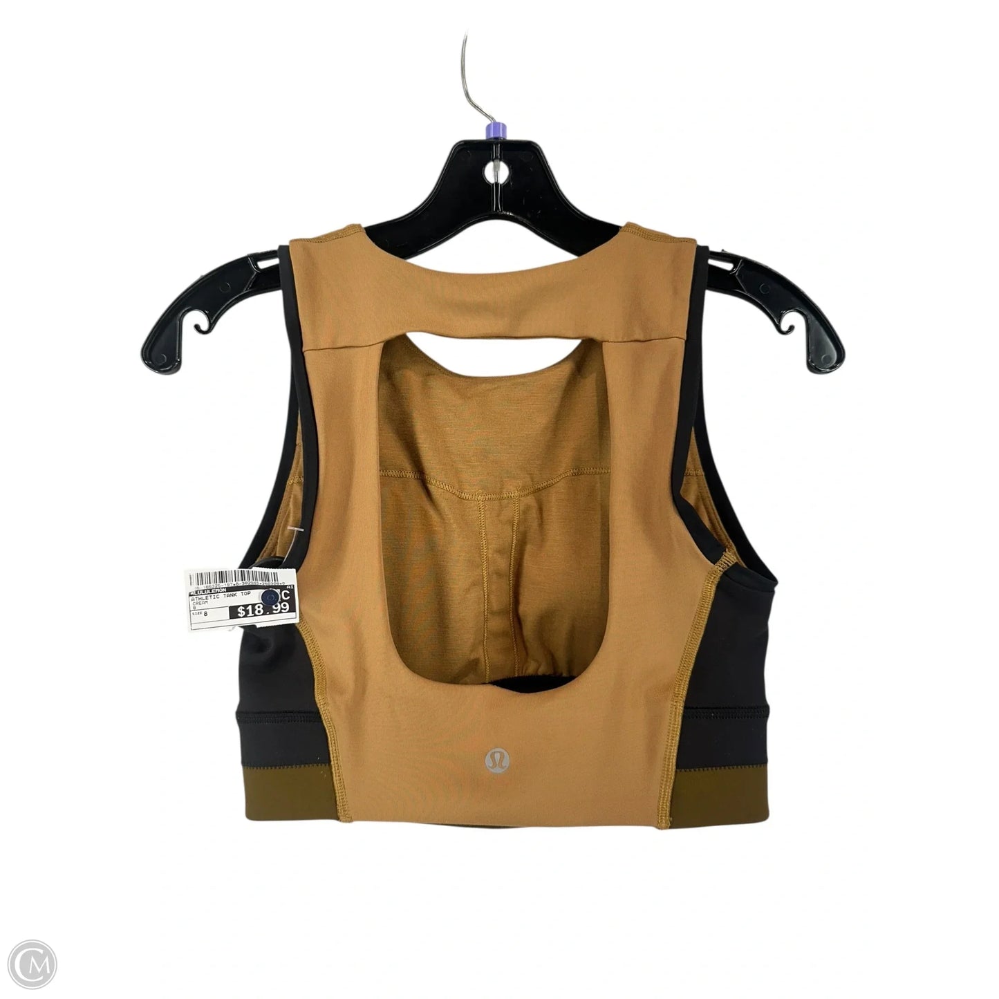 Athletic Tank Top By Lululemon In Cream, Size: 8