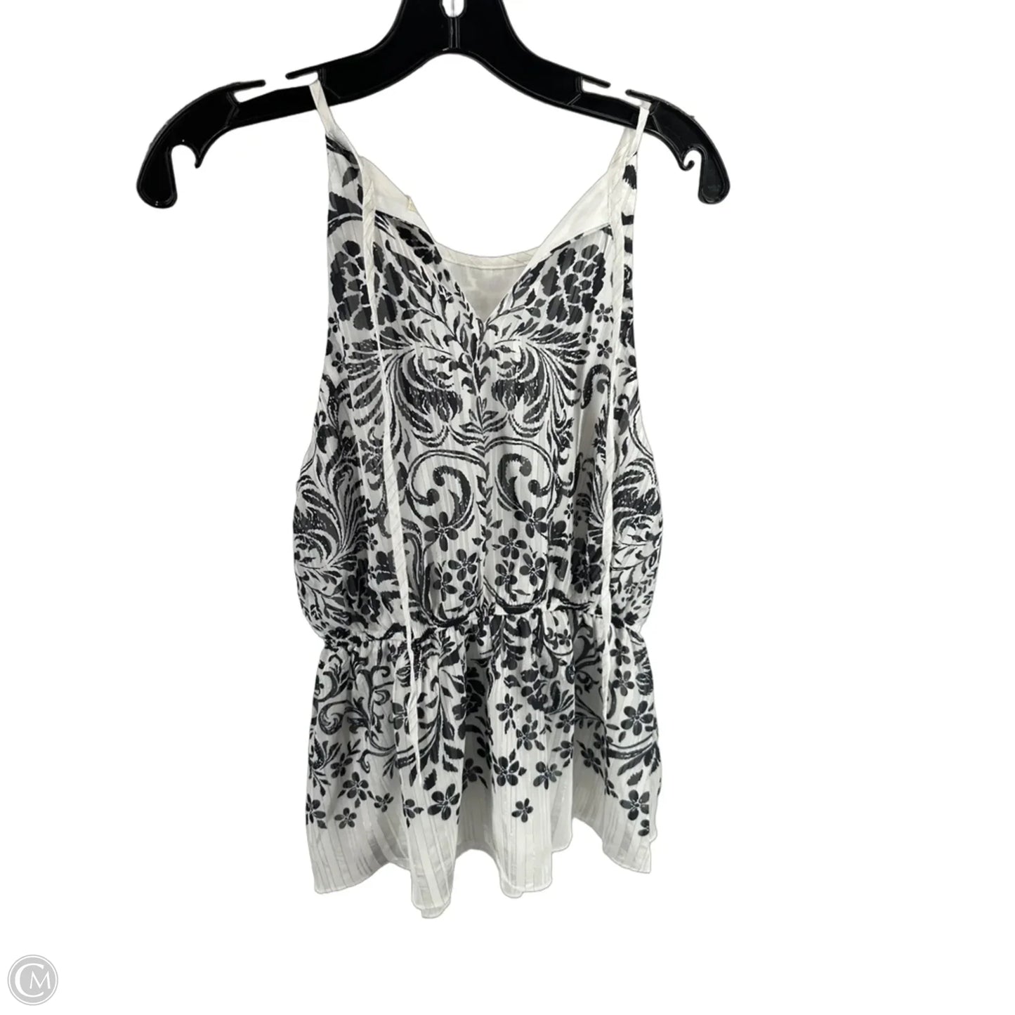 Top Sleeveless By Savanna Jane In Black & Brown, Size: M
