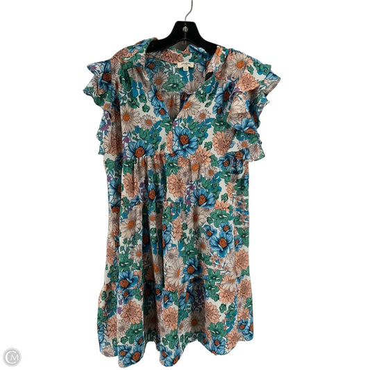 Dress Casual Midi By Umgee In Floral Print, Size: M