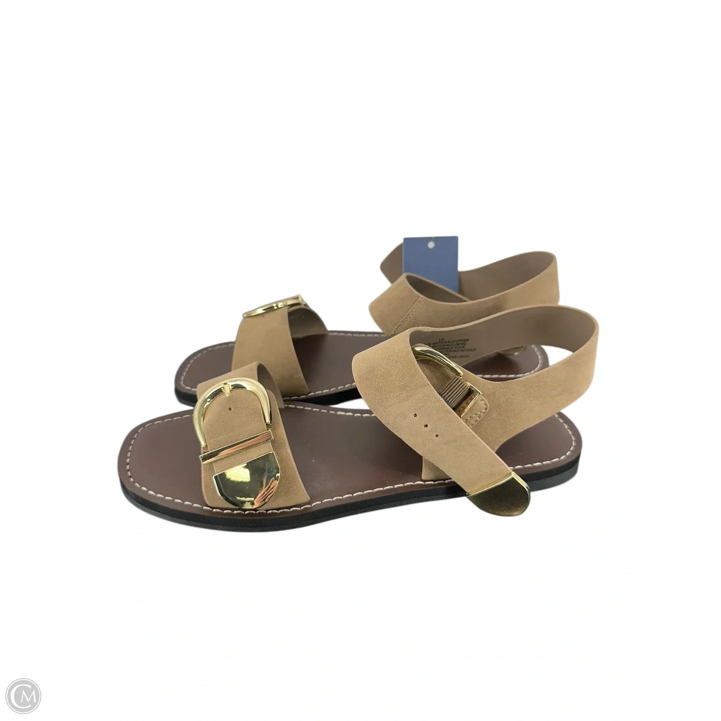 Sandals Flats By Universal Thread In Grey, Size: 10