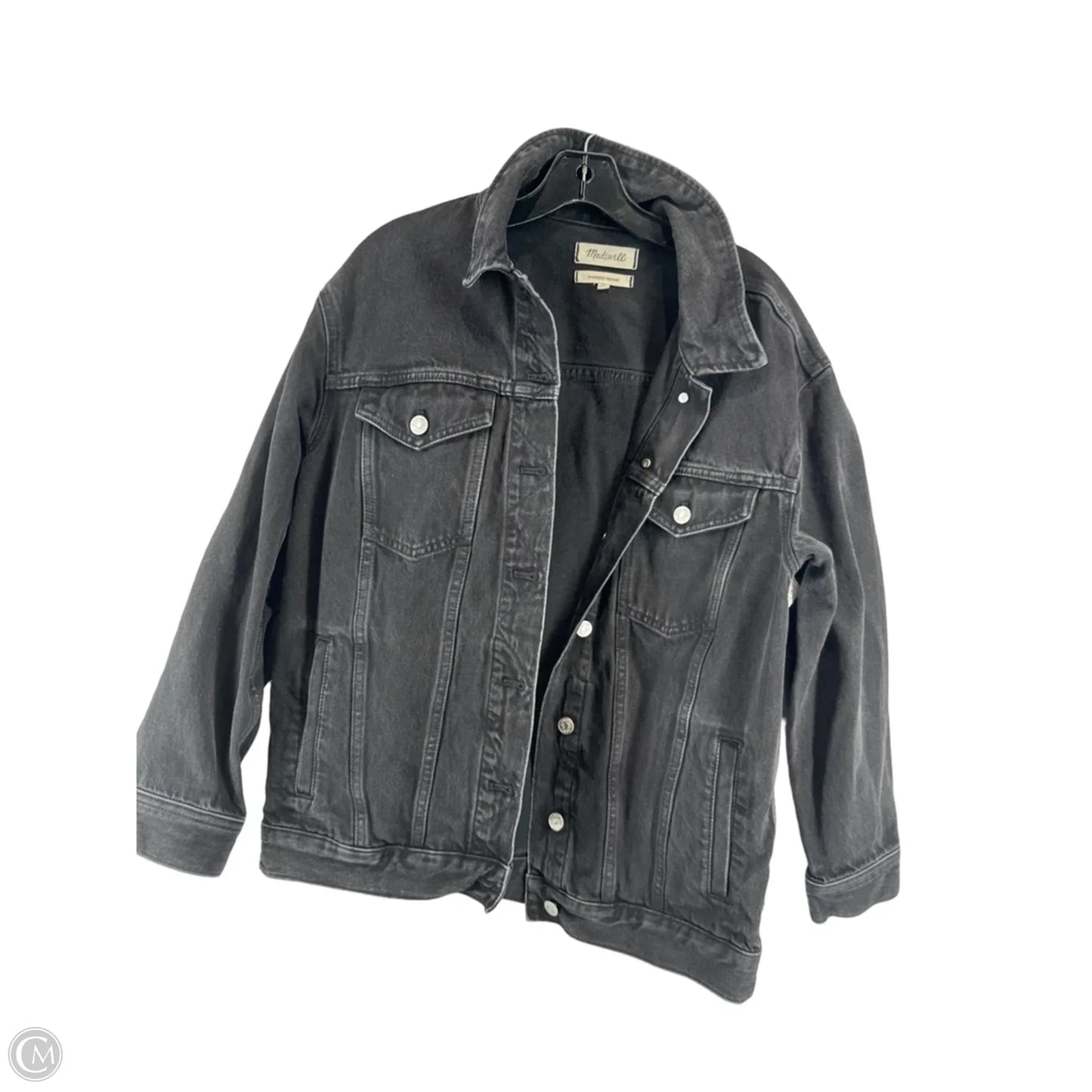 Jacket Denim By Madewell In Black, Size: M
