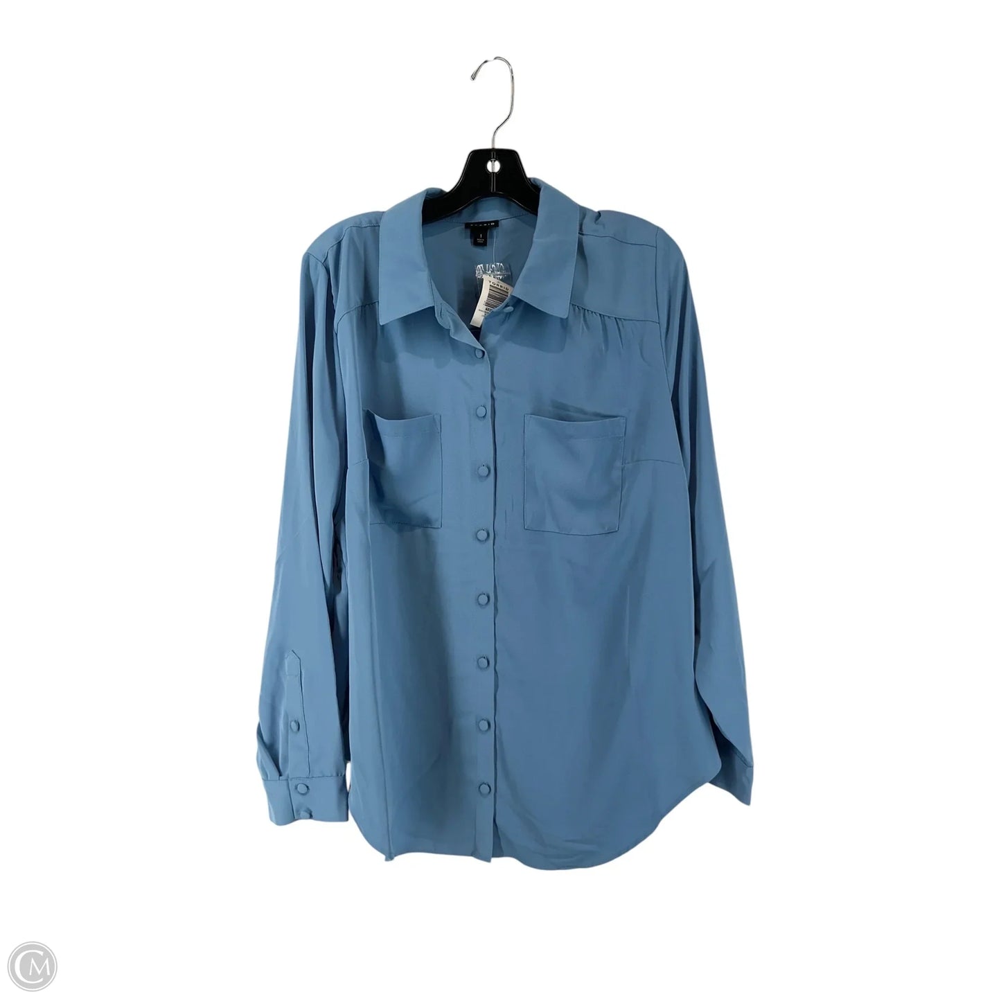 Top Long Sleeve By Torrid In Blue, Size: Xl