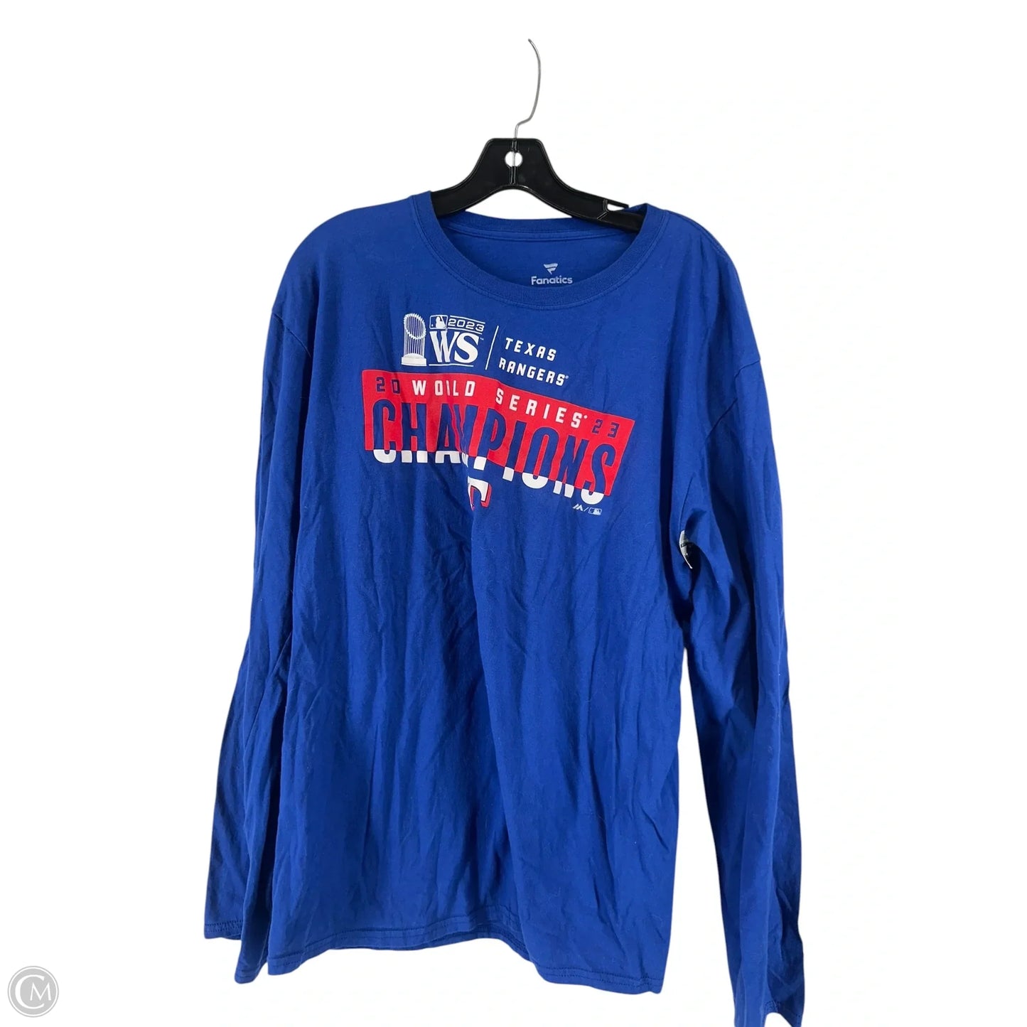 Top Long Sleeve By Clothes Mentor In Blue & Red, Size: Xl