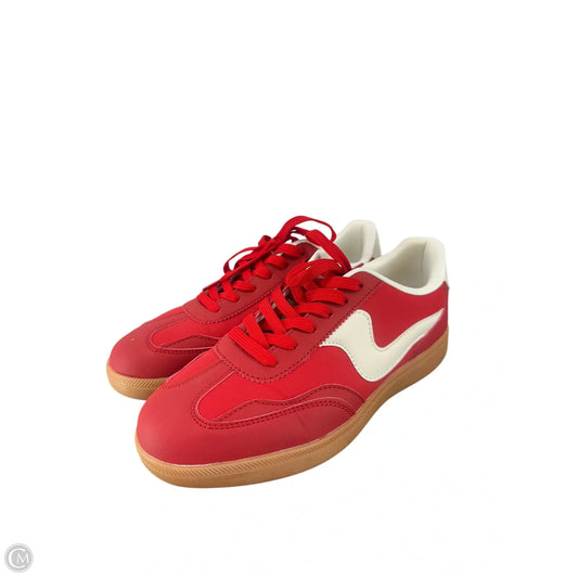 Shoes Sneakers By Clothes Mentor In Red, Size: 8.5