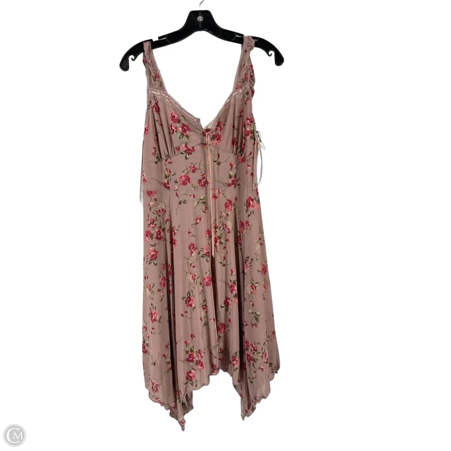 Dress Casual Midi By Kirious In Floral Print, Size: L