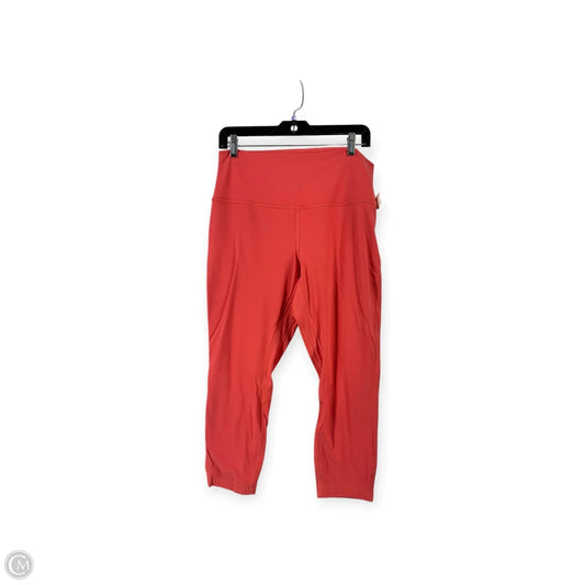 Athletic Leggings By Lululemon In Pink, Size: 14