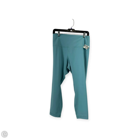 Athletic Leggings By Lululemon In Blue, Size: 14