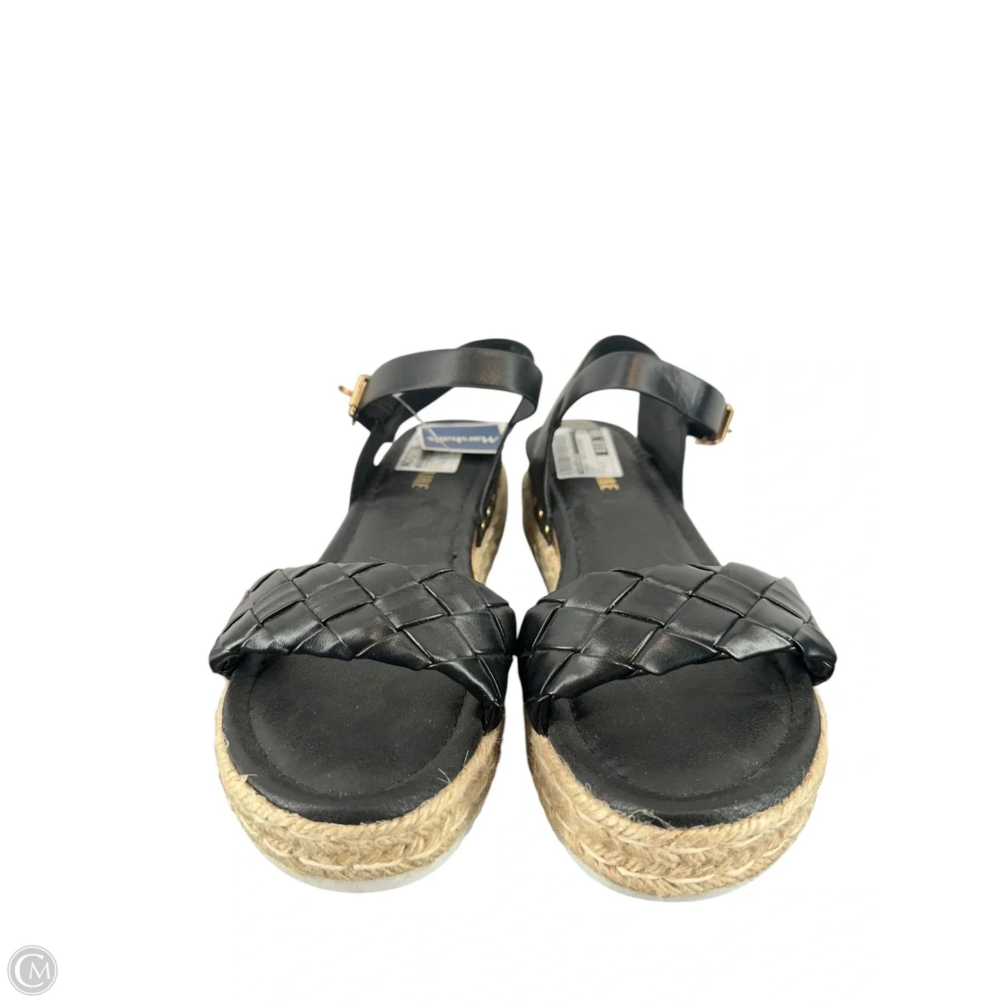 Sandals Heels Platform By Cushionaire In Black, Size: 9.5