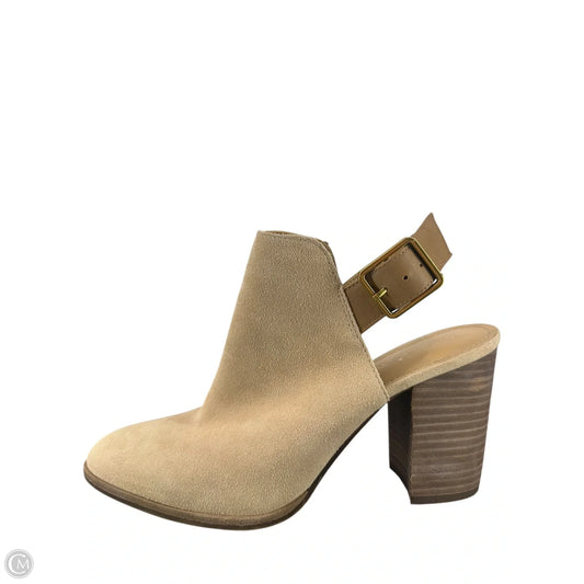 Boots Ankle Heels By Gibson And Latimer In Tan, Size: 11