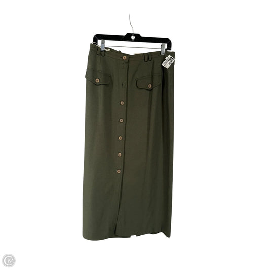 Skirt Maxi By Clothes Mentor In Green, Size: M