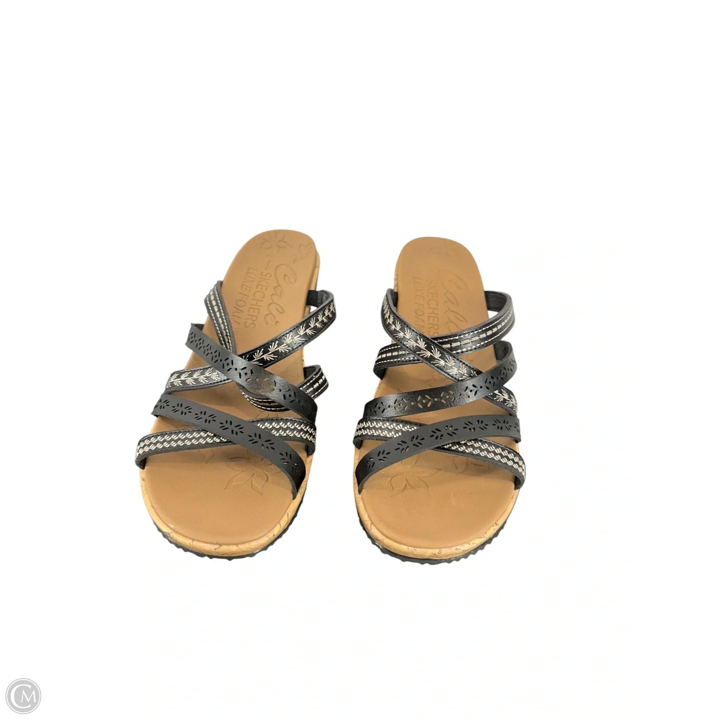 Sandals Heels Platform By Skechers In Black, Size: 9