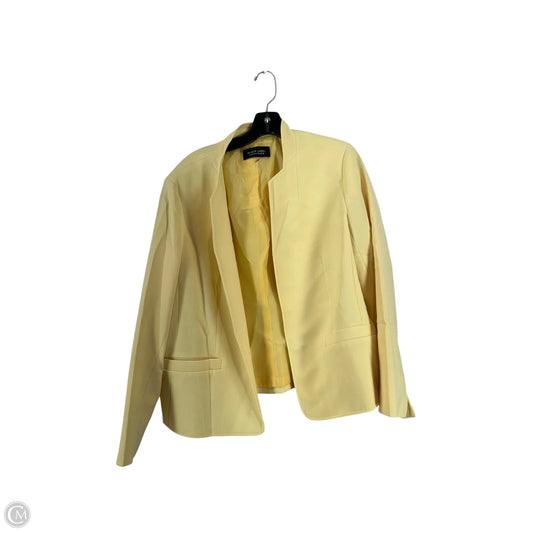 Blazer By Black Label In Yellow, Size: 16