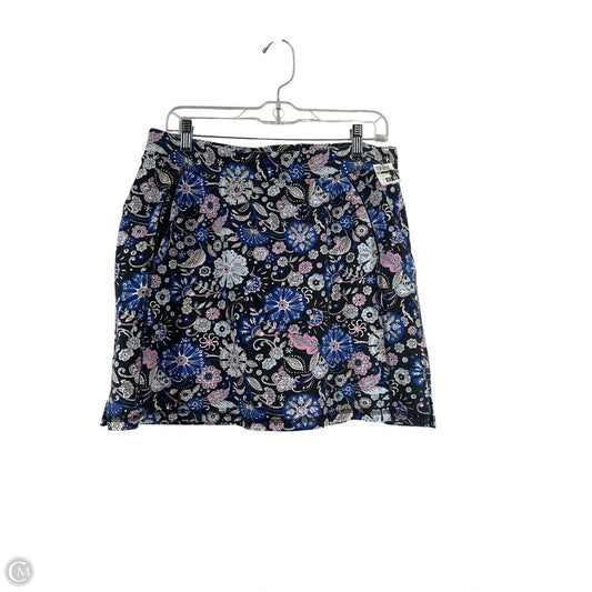 Skirt Mini & Short By Talbots In Blue & Purple, Size: Xlp