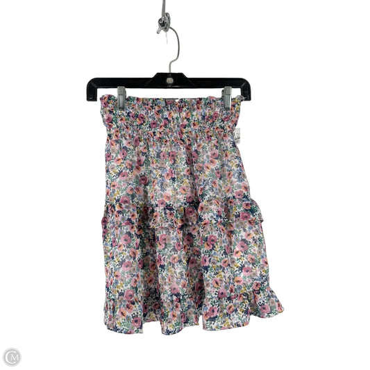 Skirt Mini & Short By Sienna Sky In Floral Print, Size: Xs