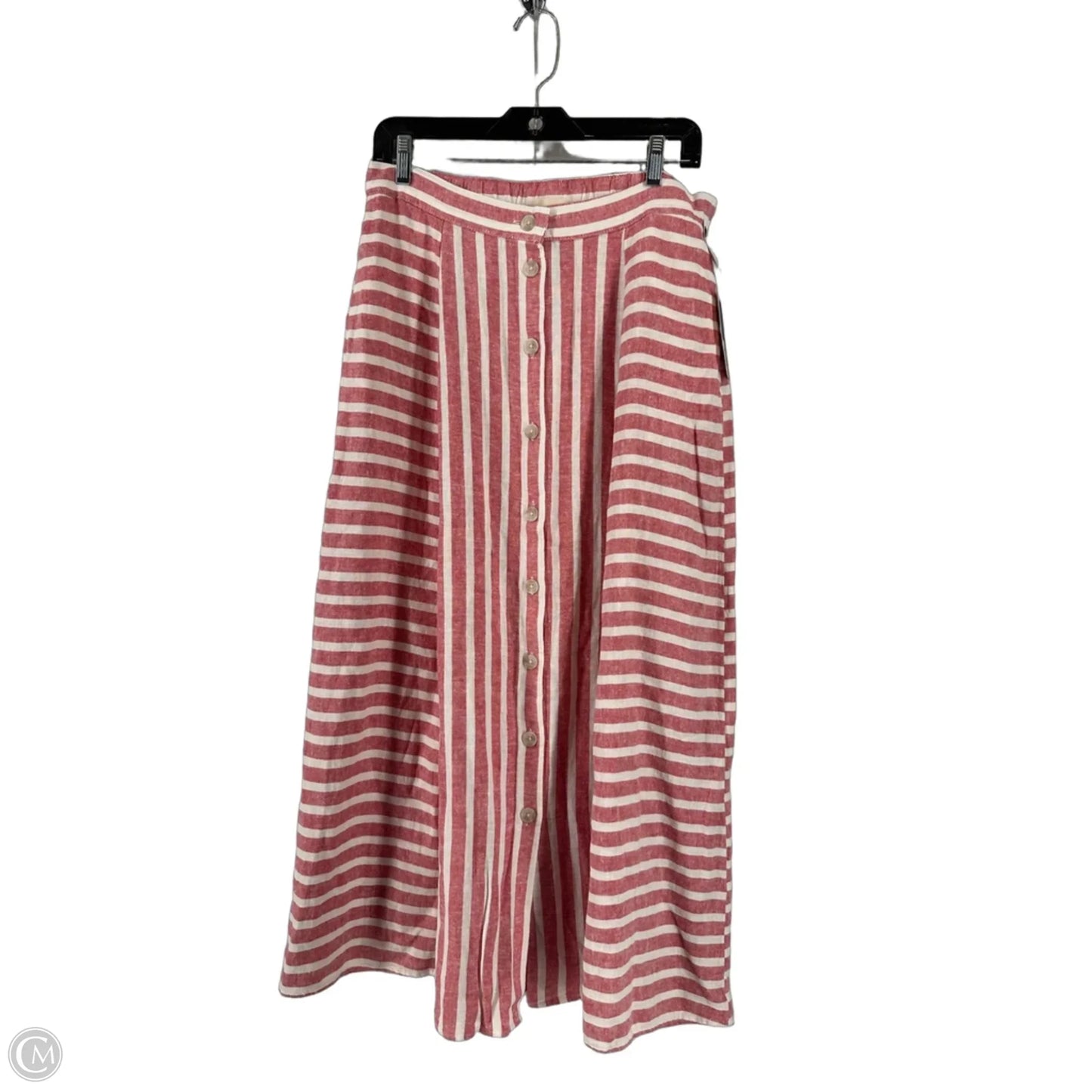 Skirt Maxi By Universal Thread In Red & White, Size: M
