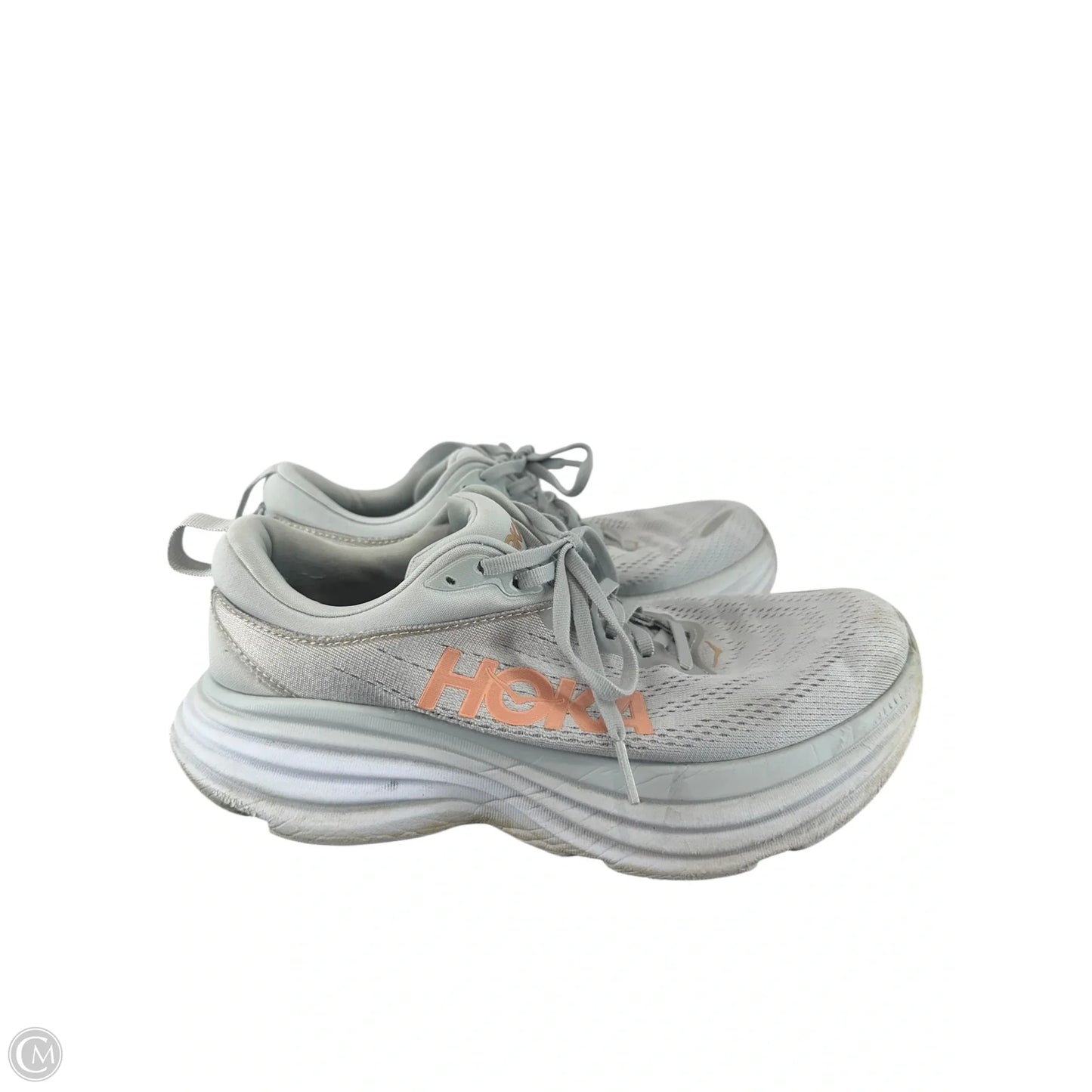 Shoes Athletic By Hoka In Grey, Size: 9