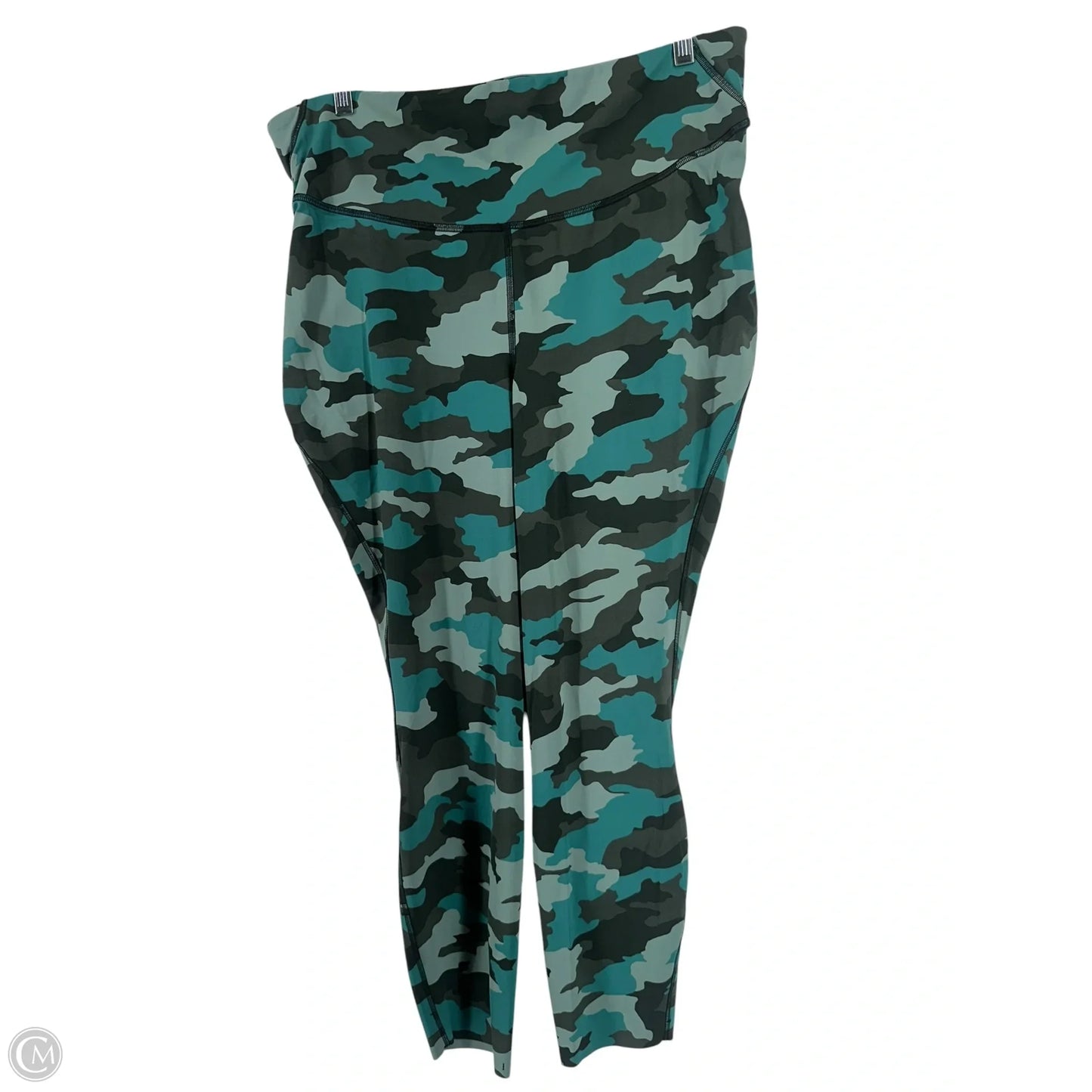 Athletic Leggings By Lululemon In Camouflage Print, Size: 16