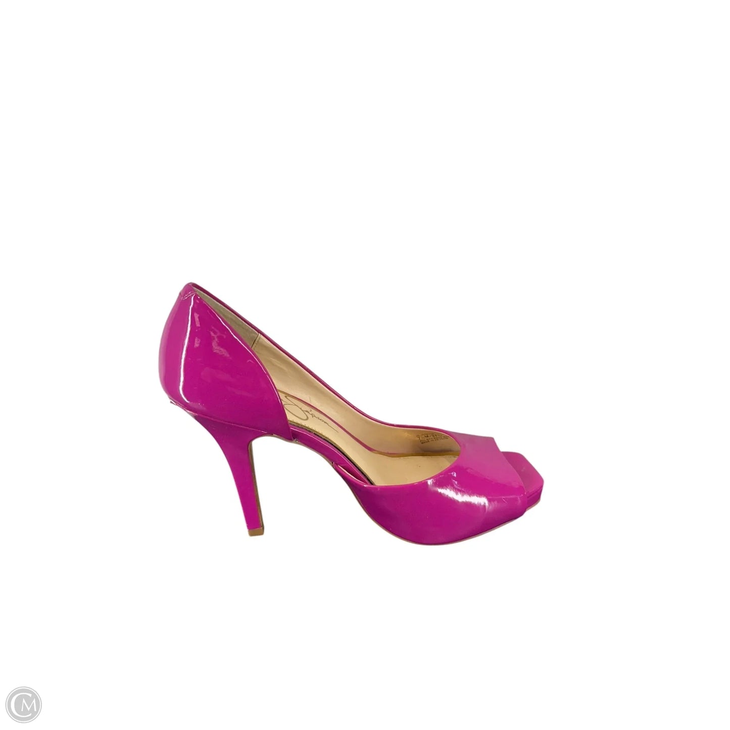 Shoes Heels Stiletto By Jessica Simpson In Pink, Size: 7.5