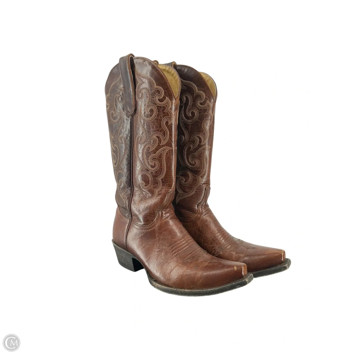 Boots Western By Clothes Mentor In Brown, Size: 7