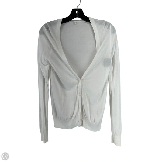 Cardigan By Uniqlo In White, Size: S