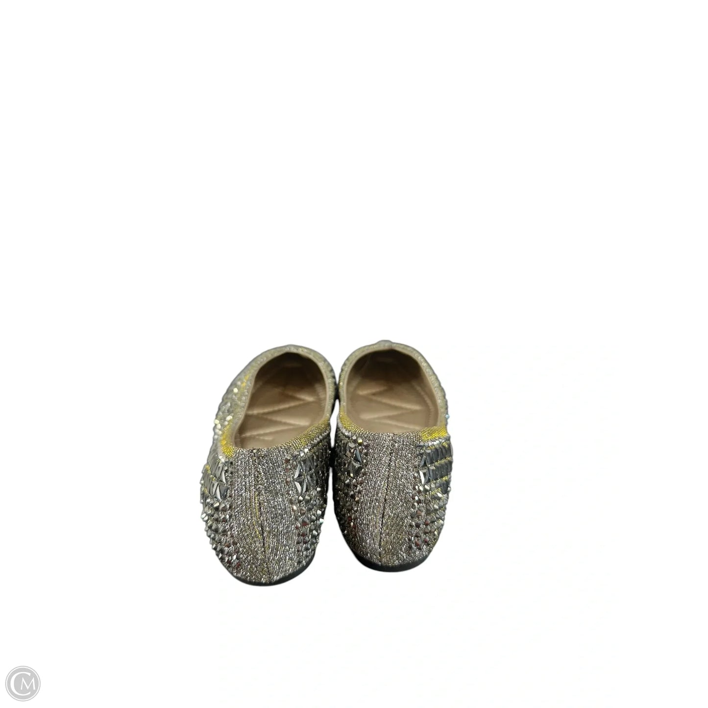 Shoes Flats By Clothes Mentor In Gold & Silver, Size: 6.5