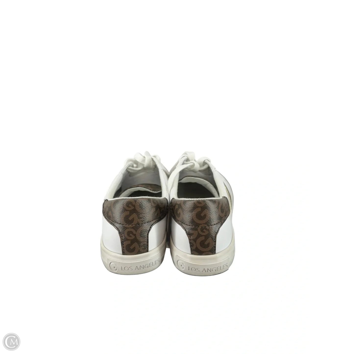 Shoes Sneakers By Clothes Mentor In Brown & White, Size: 8.5