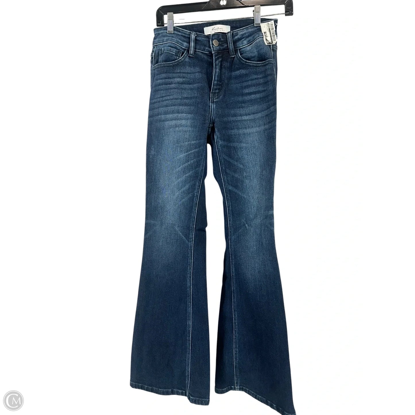 Jeans Flared By Kancan In Blue Denim, Size: 0