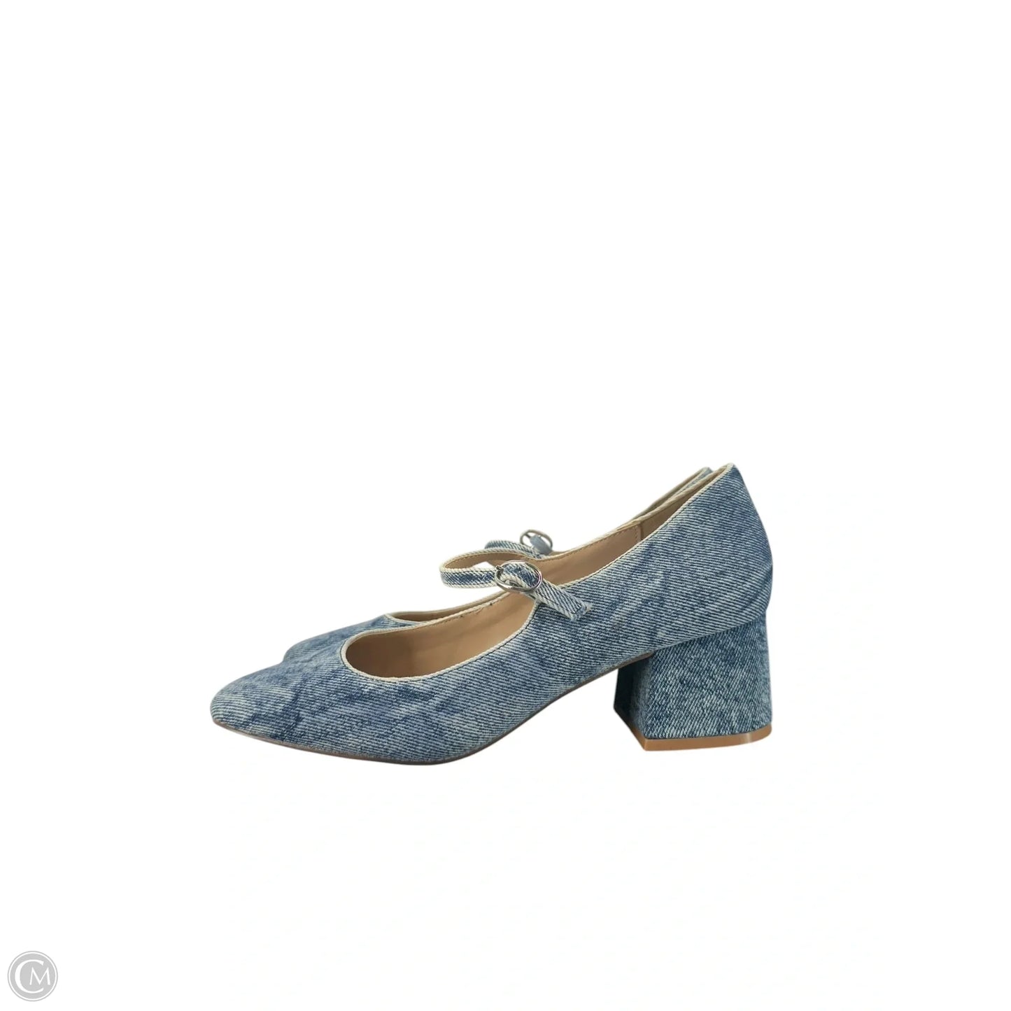 Shoes Heels Block By Steve Madden In Blue, Size: 7