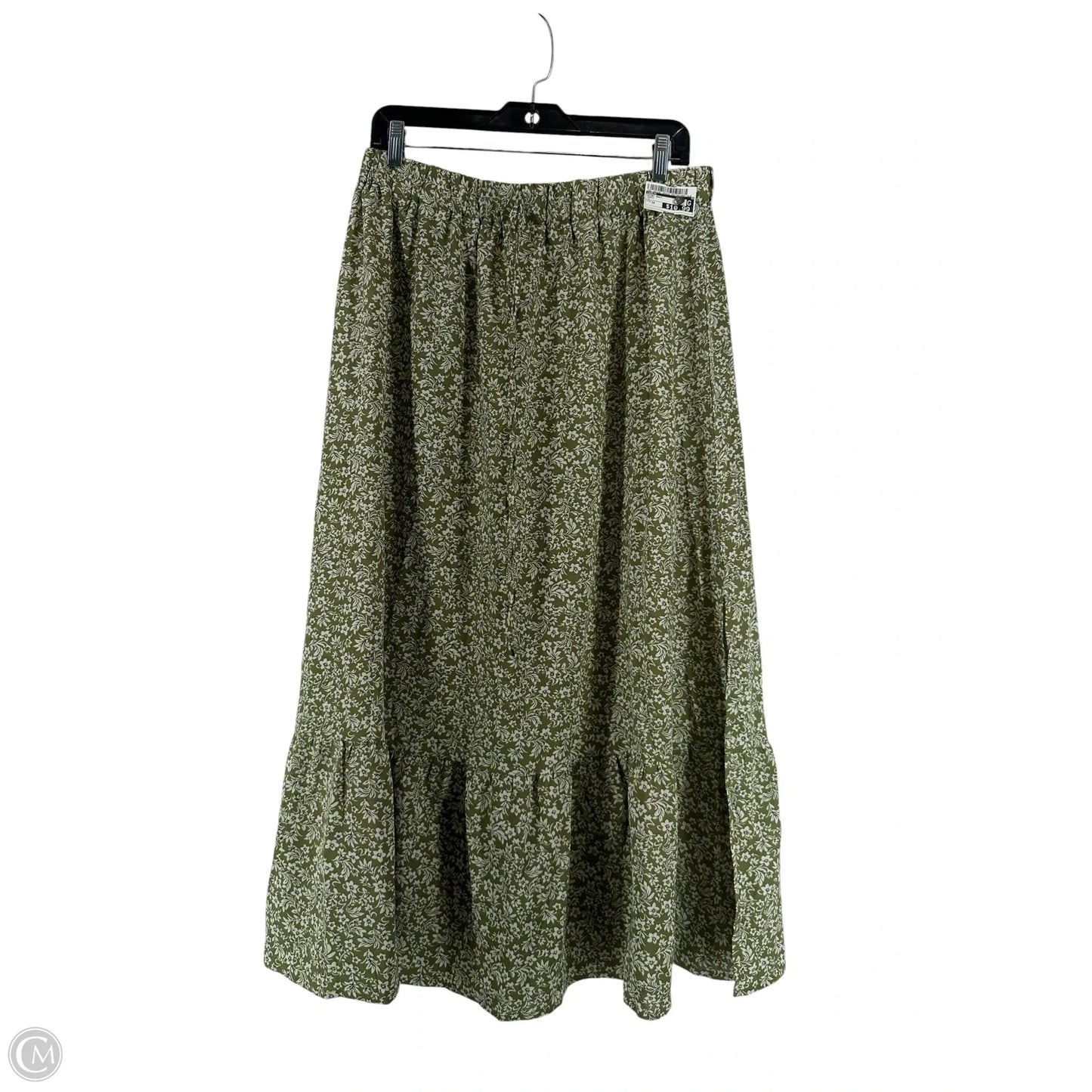 Skirt Maxi By Shein In Green, Size: 1x