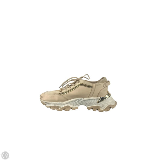 Shoes Sneakers By Bebe In Gold, Size: 10
