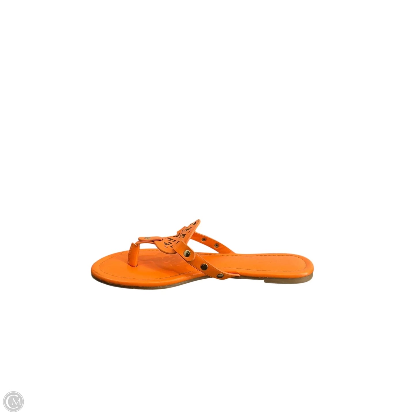 Sandals Flats By Clothes Mentor In Orange, Size: 9