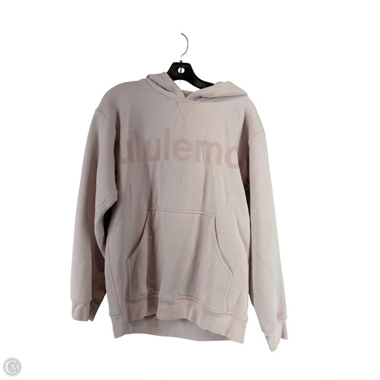 Sweatshirt Hoodie By Lululemon In Pink, Size: 8